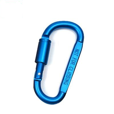 Camping Climbing Carabiner D-shaped with Nut Hanging Buckle