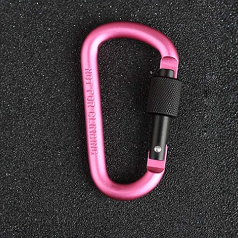 8cm Aluminum Alloy Carabiner D-Ring Key Chain