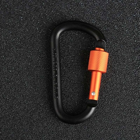 8cm Aluminum Alloy Carabiner D-Ring Key Chain