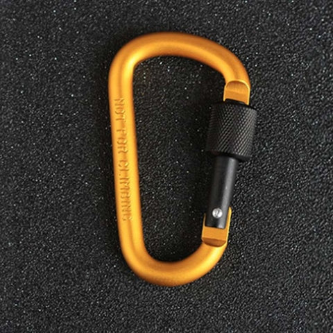 8cm Aluminum Alloy Carabiner D-Ring Key Chain