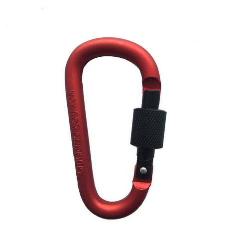 8cm Aluminum Alloy Carabiner D-Ring Key Chain