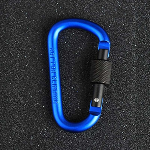 8cm Aluminum Alloy Carabiner D-Ring Key Chain