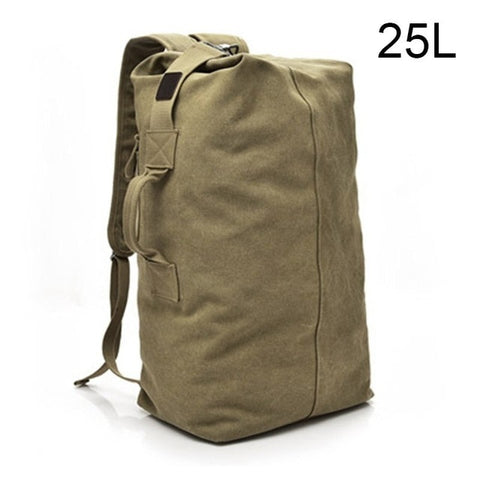 35L Canvas Outdoor Military Backpack