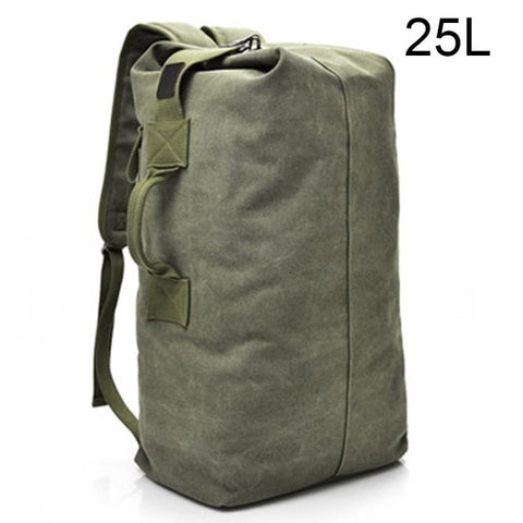 35L Canvas Outdoor Military Backpack