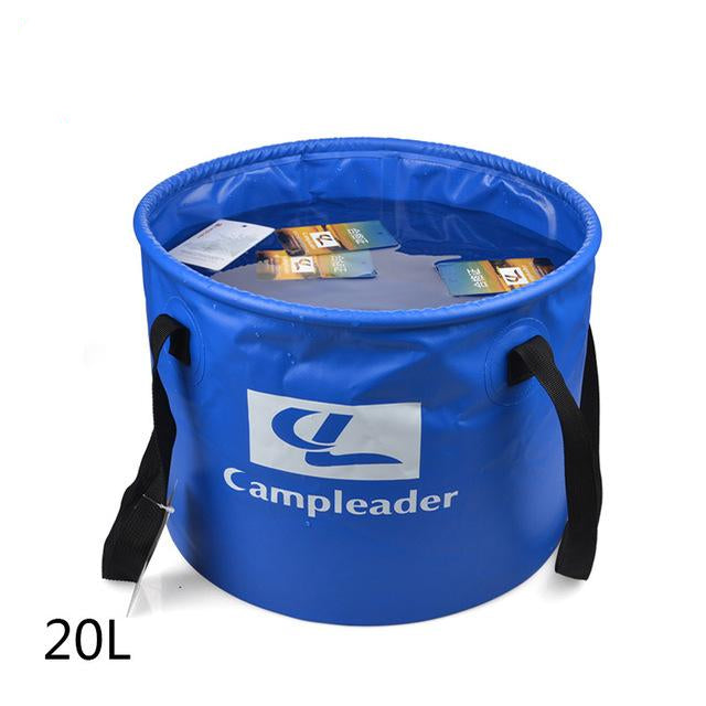 Foldable Water Bucket 10-30L Car Wash Camping Fishing Cleaning